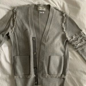 Thom Browne fringed cardigan